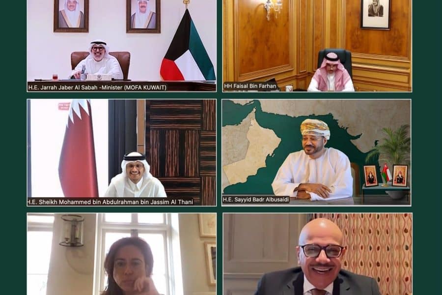 Minister at consultative meeting with GCC Counterparts