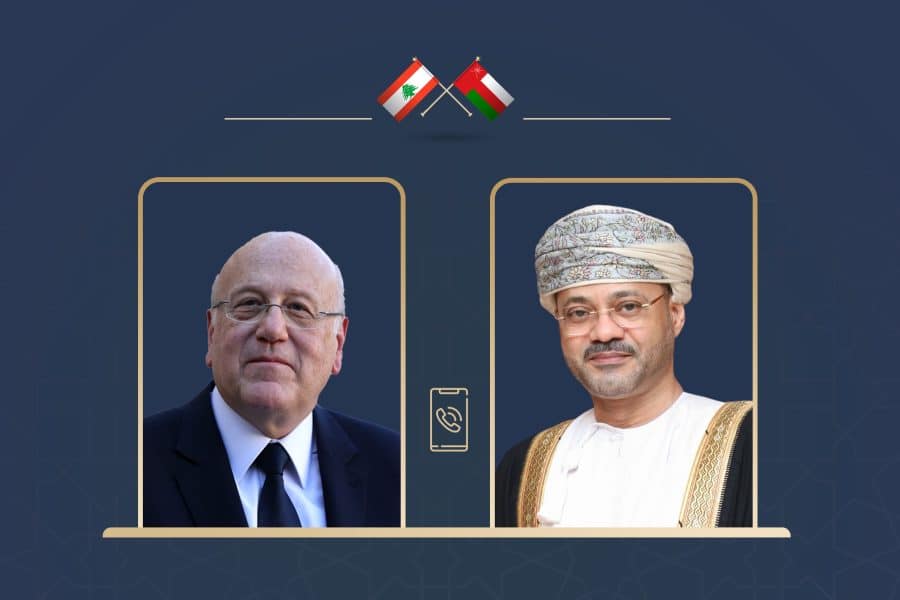 The Foreign Minister makes a phone call with Lebanese Prime Minister Najib Mikati