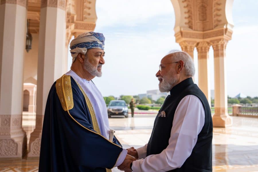 His Majesty and Indian Premier hold official talks