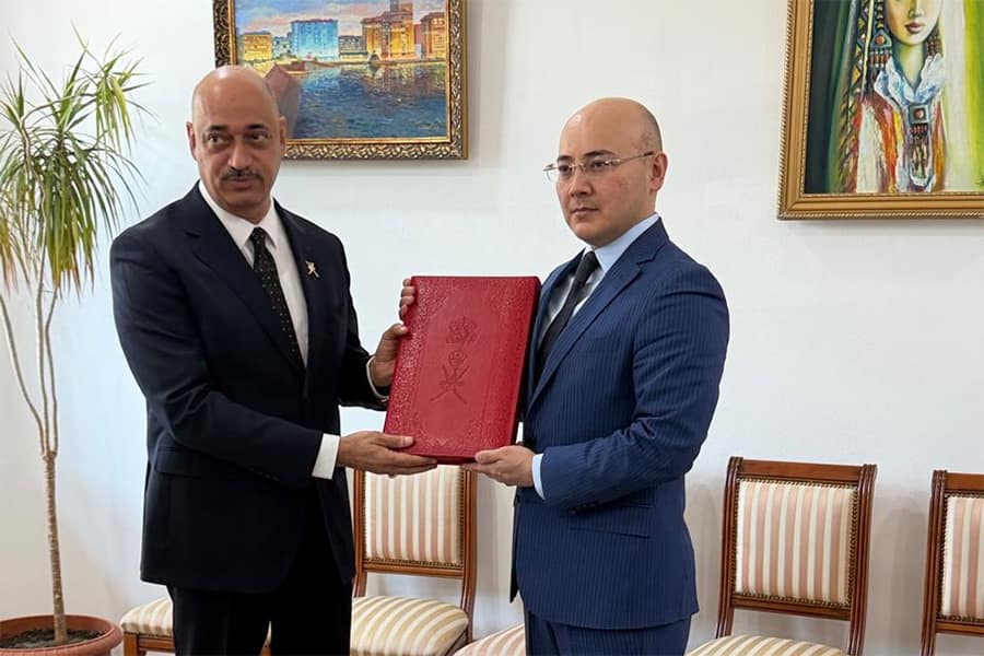 حضرةُ صاحبِ الجلالةِ السُّلطان هيثم بن طارق المعظّم يبعث رسالةً خطيّةً إلى فخامة الرئيس قاسم جومارت توكاييف
