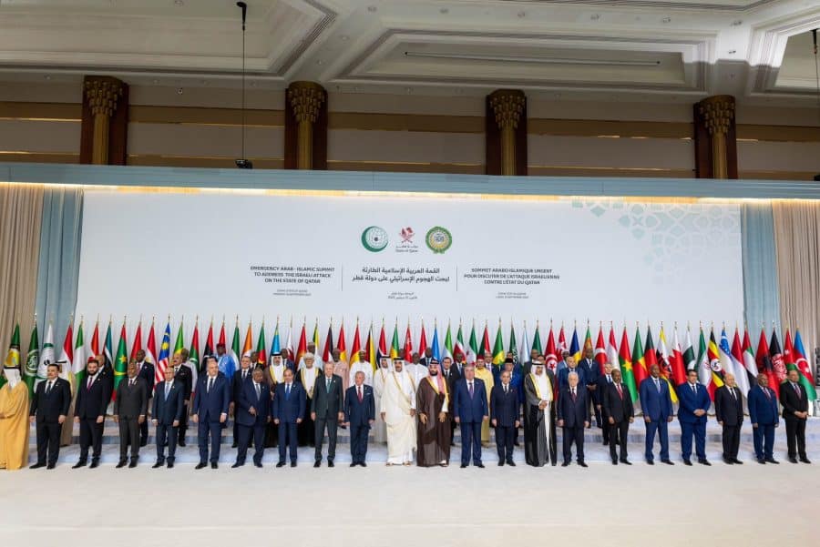 البيان الختامي لأعمال القمّة العربية الإسلامية يؤكّد دعمه المطلق لقطر وسيادتها في وجه العدوان الإسرائيلي