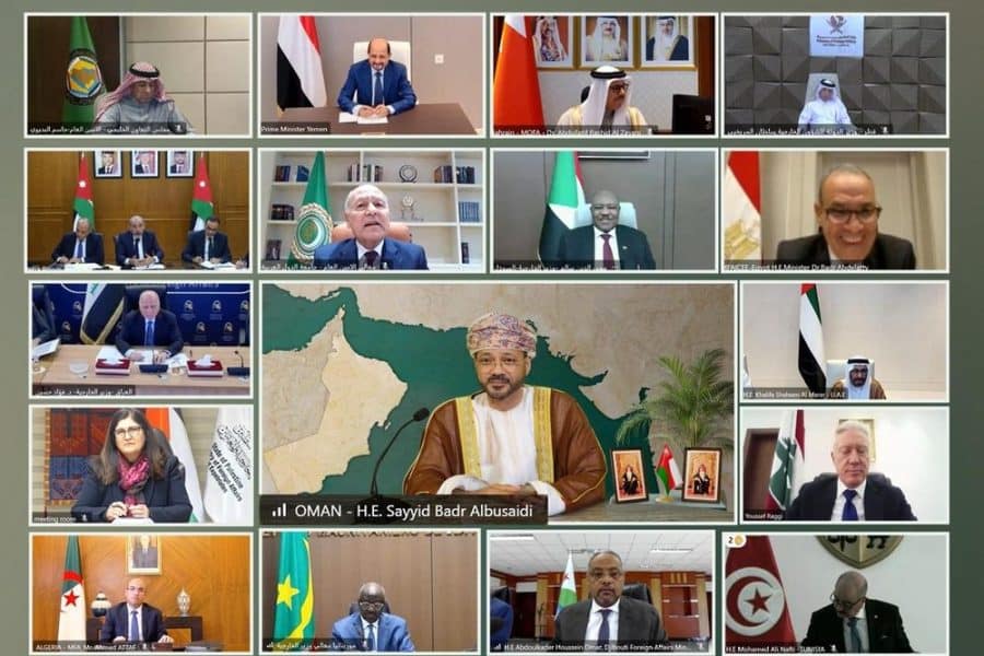 The Sultanate of Oman participates in an Arab ministerial meeting