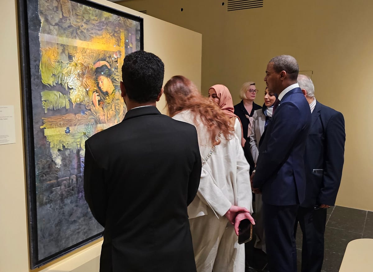 Moscow: Opening of the "Pioneers of Omani Fine Art" exhibition in Russia