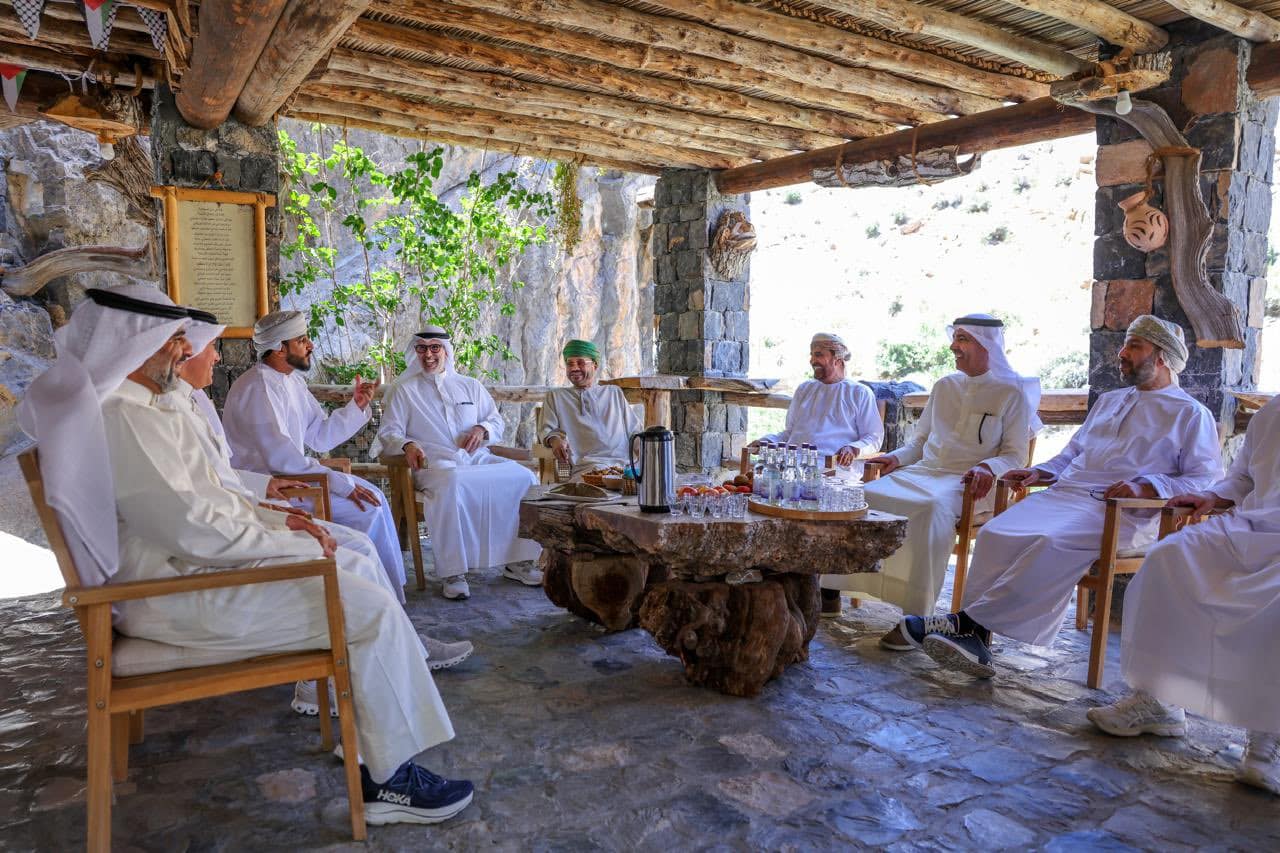 معالي السيد وزير الخارجية ونظيره الكويتي يزوران مواقع سياحية في سلطنة عمان