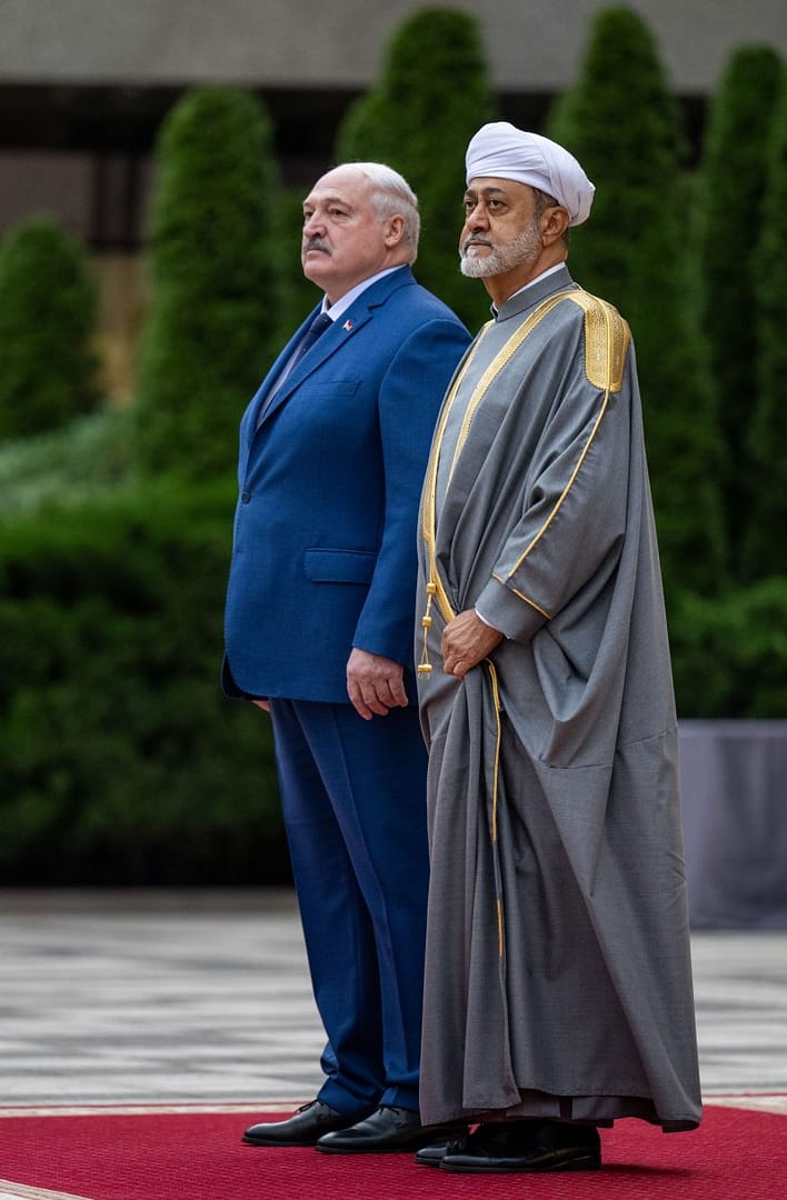 His Majesty arrives in Belarus
