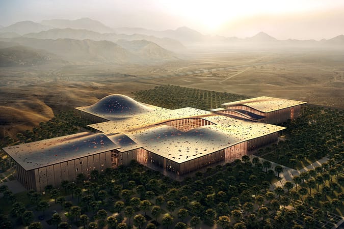 His Majesty Sultan Haitham bin Tariq the Great, may God protect and preserve him, included, under his generous patronage, this morning the celebration of laying the foundation stone for the Oman Cultural Complex project and the building of the National Documents and Archives Authority at the project site in Airport Heights in Muscat Governorate. After that, His Majesty the Sultan kindly viewed the designs of the Oman Cultural Complex building through display panels that highlighted the contents of the project, which is an embodiment of the lofty vision to create an artistic and cultural destination of high levels, a civilizational, cultural, scientific and intellectual achievement, and an institutional entity that represents an edifice of the blessed renaissance.
