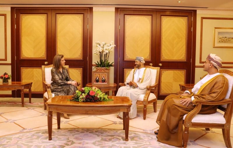 معالي السيد وزير الخارجية يستقبل وزيرة الدولة لشؤون البيئة في المجر