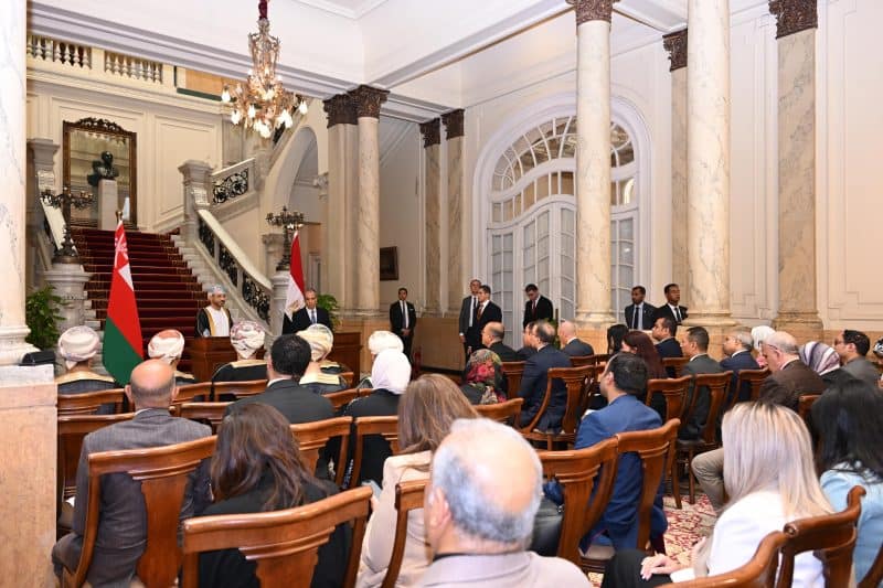 مؤتمر صحفي مشترك في ختام أعمال الدورة الـ 16 للجنة العُمانية المصرية المشتركة بالقاهرة