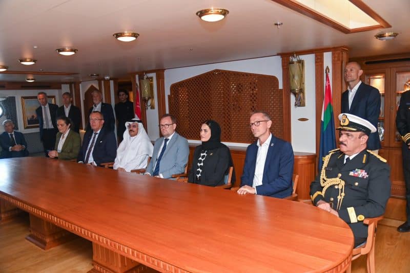 الدنمارك: سفيرة سلطنة عمان تستقبل السفينة شباب عمان الثانية