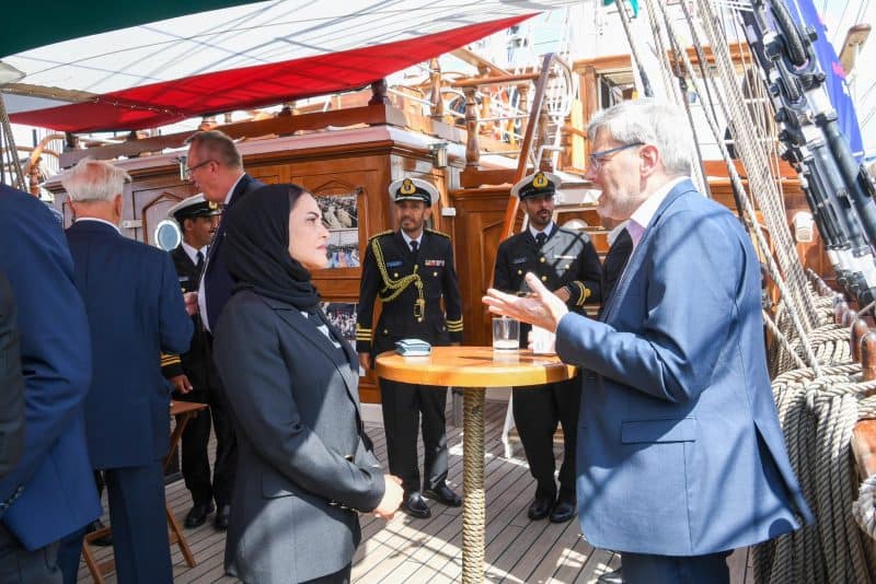 الدنمارك: سفيرة سلطنة عمان تستقبل السفينة شباب عمان الثانية