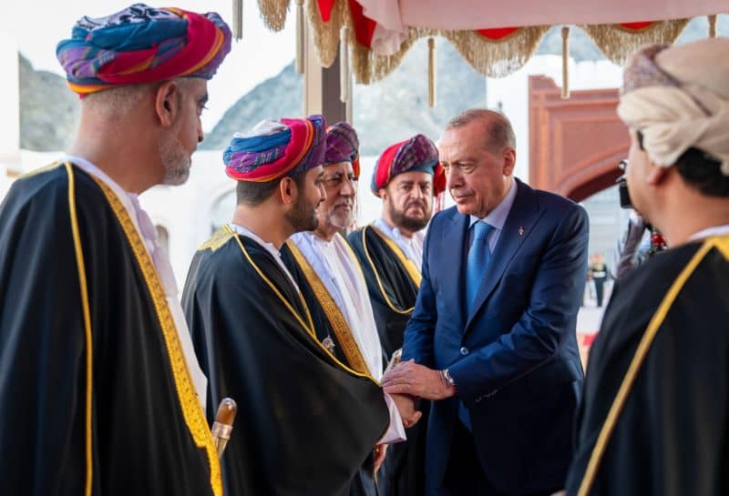 President of Türkiye arrives in Oman