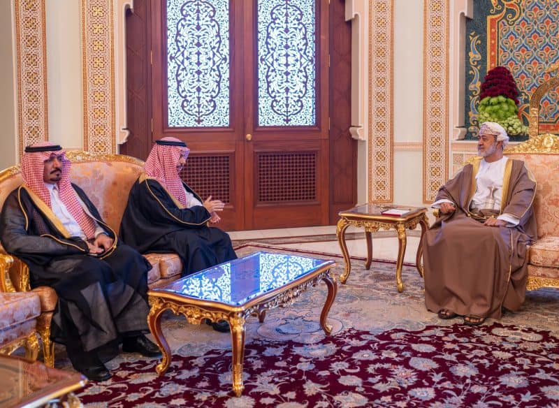 جلالةُ السُّلطان المُعظّم يستقبلُ وزير الخارجيّة السّعودي