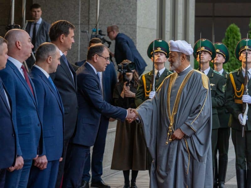 His Majesty arrives in Belarus