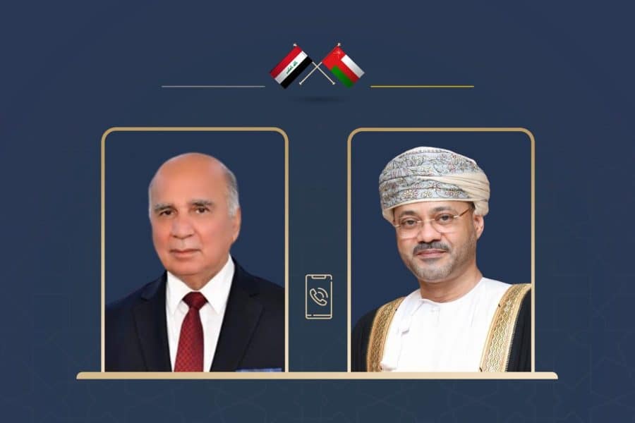 The Minister of Foreign Affairs receives a call from the Prime Minister and Minister of Foreign Affairs of the sisterly Republic of Iraq