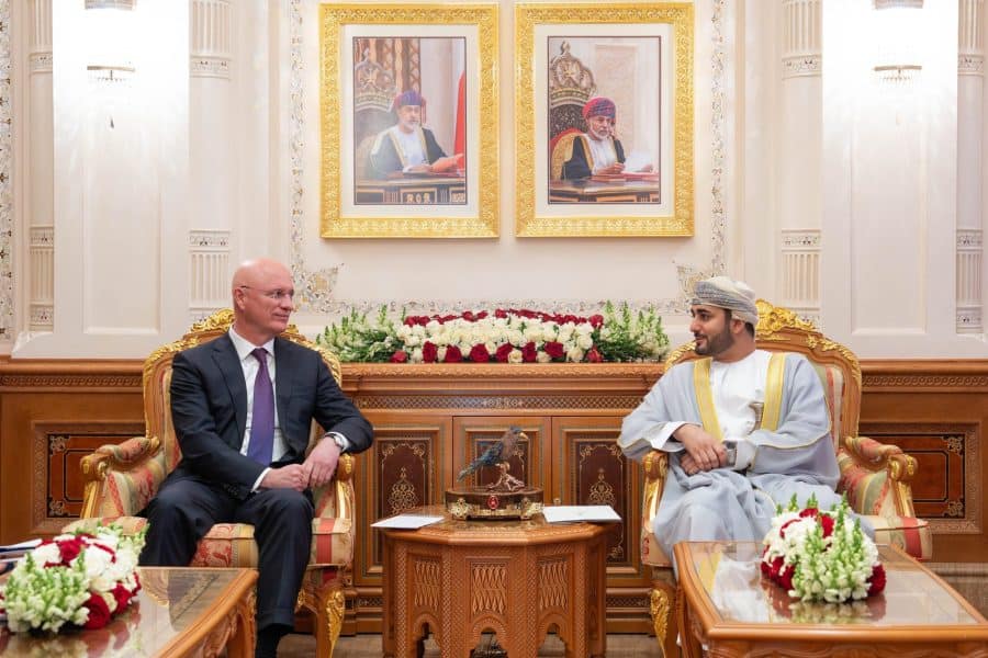 His Majesty receives a message from Kazakh President