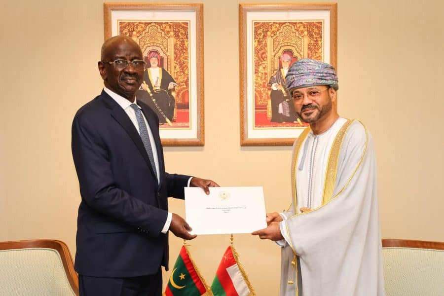 His Majesty receives message from President of Mauritania