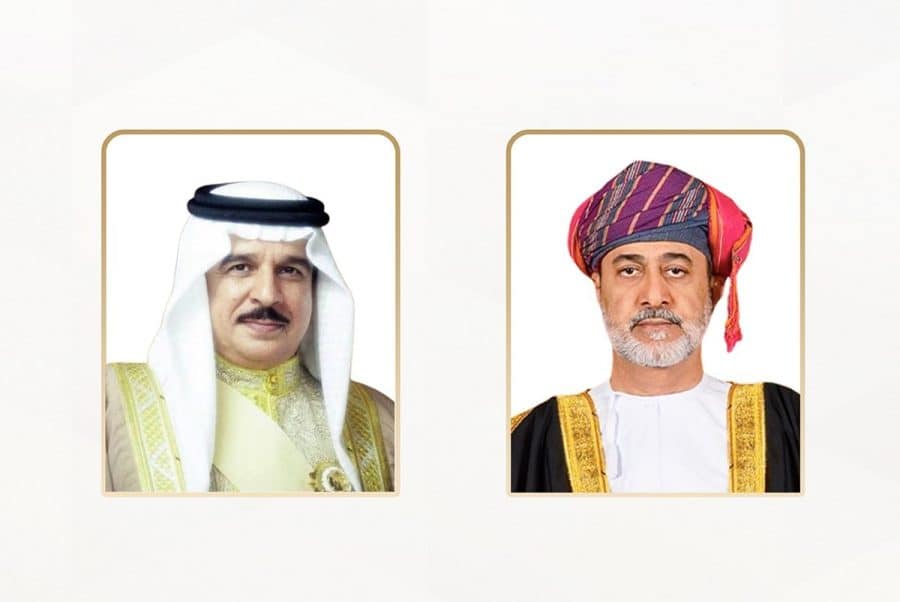 جلالة السلطان المعظم يبحث مع أخيه ملك البحرين مستجدات الأزمة في الشرق الأوسط