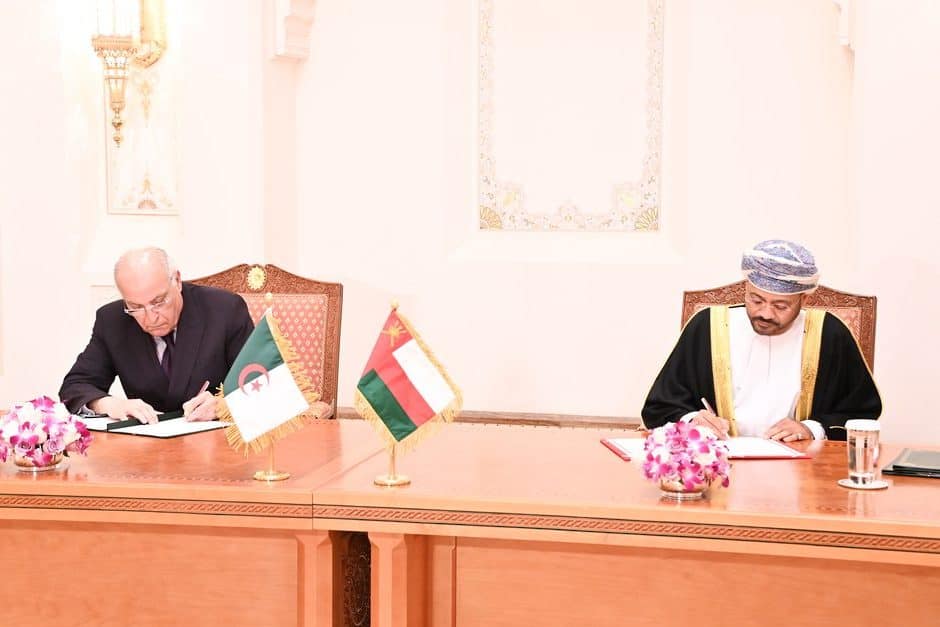 Oman and Algeria sign eight agreements