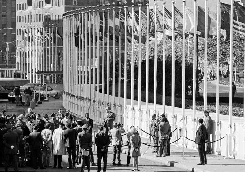 The Omani Flag Was Raised At The United Nations For The First Time