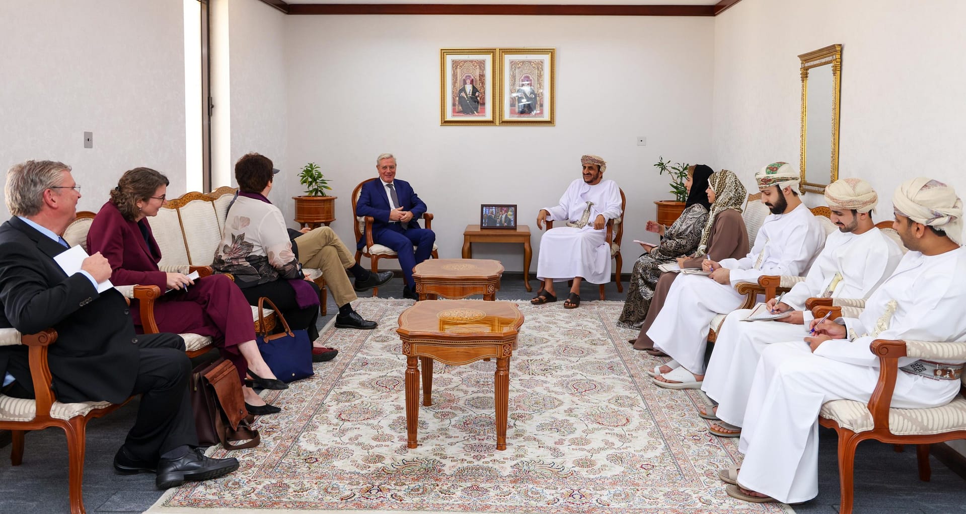وكيل وزارة الخارجية للشؤون السياسية يستقبل وفدًا من الكتلة البرلمانية لحزب الاتحاد المسيحي الألماني.