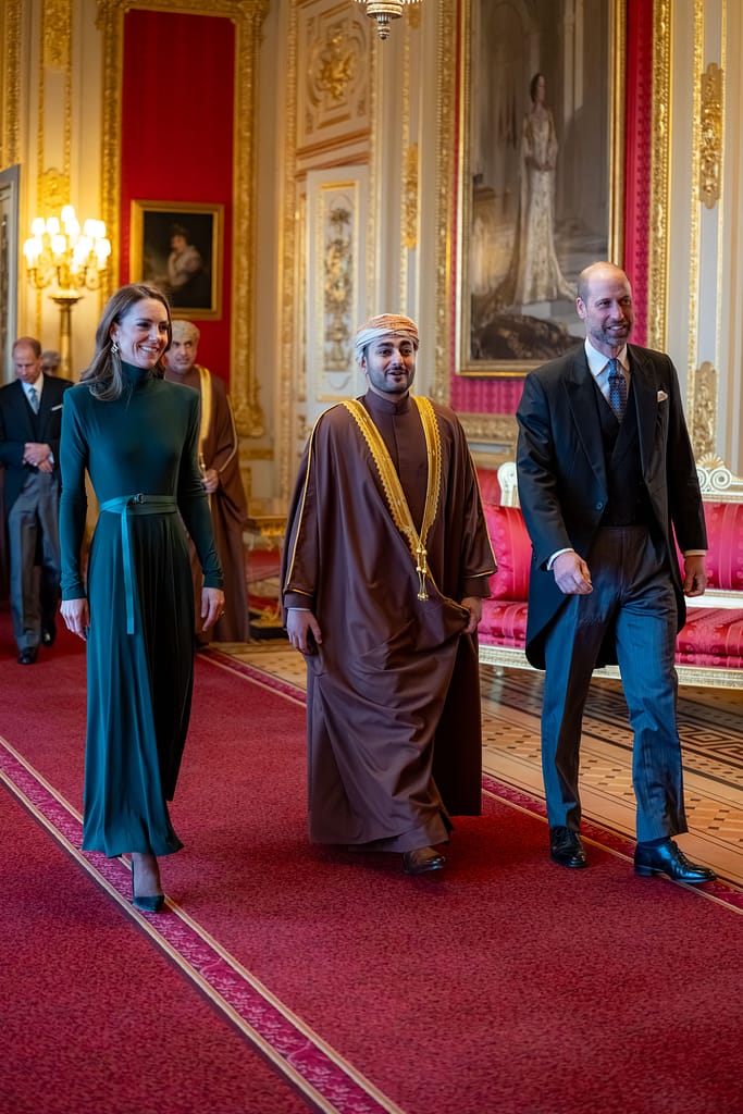 Sayyid Theyazeen and Pirince and Princess of Wales at Windsor Castle