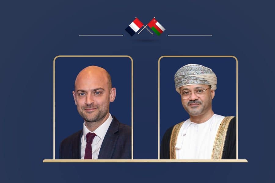 معالي السيد وزير الخارجية يتواصل مع نظيره الفرنسي