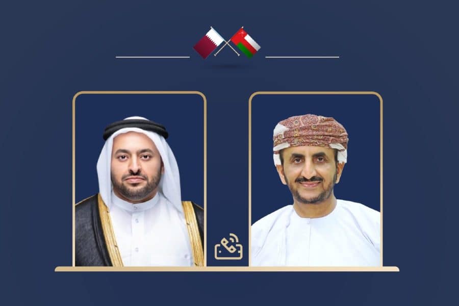 وكيل الوزارة للشؤون السياسية يتلقى اتصالا هاتفيا من وزير الدولة بالخارجية القطرية