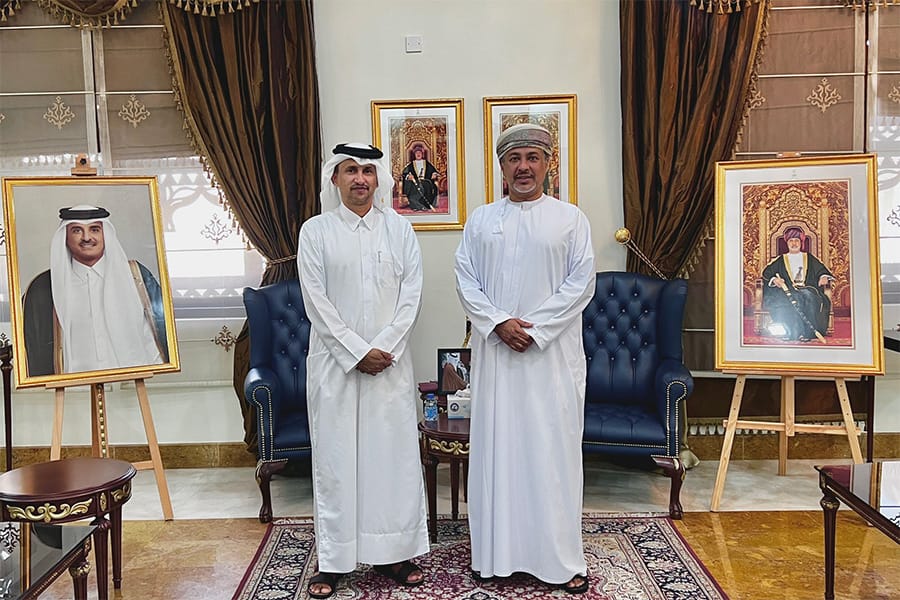 قطر: نائب رئيس البعثة يلتقي بعميد كلية المجتمعقطر: نائب رئيس البعثة يلتقي بعميد كلية المجتمع
