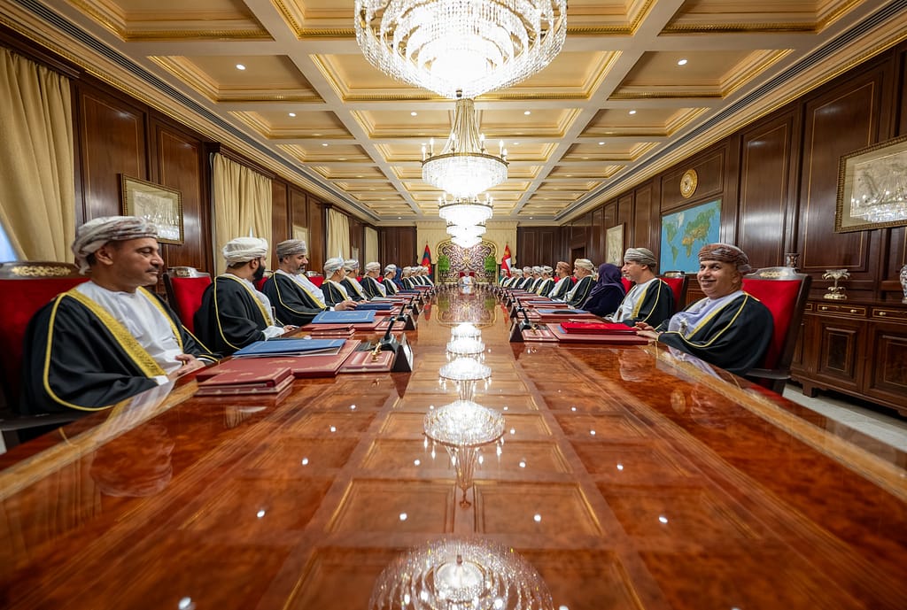 His Majesty presides over Cabinet Meeting