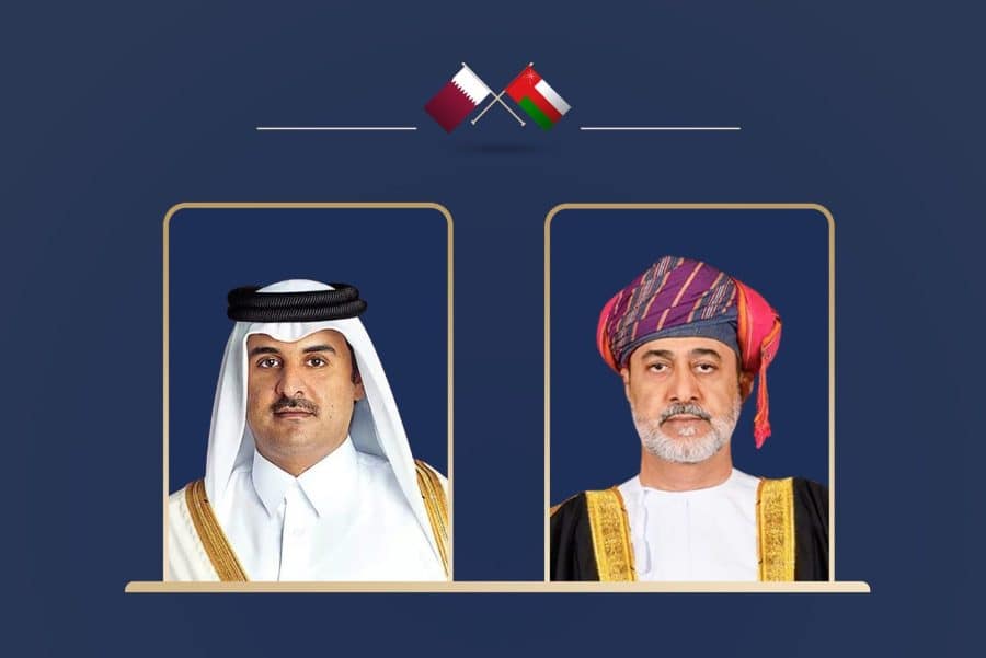 جلالة السلطان المعظم يتلقى اتصالا هاتفيا من أمير قطر