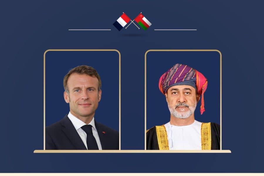 His Majesty receives phone call from French President