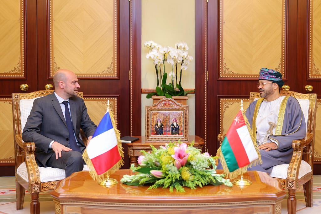 معالي السيد وزير الخارجية يستقبل نظيره الفرنسي