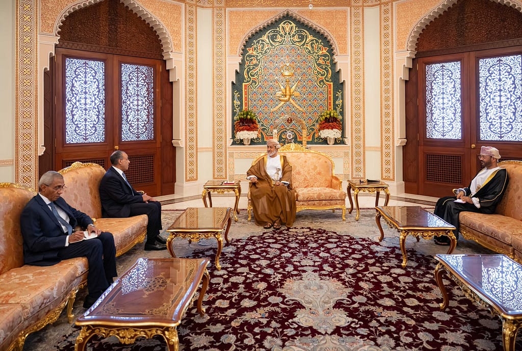 حضرة صاحب الجلالة يستقبل وزير الخارجية والتعاون الدولي والمصريين بالخارج بجمهورية مصر العربية