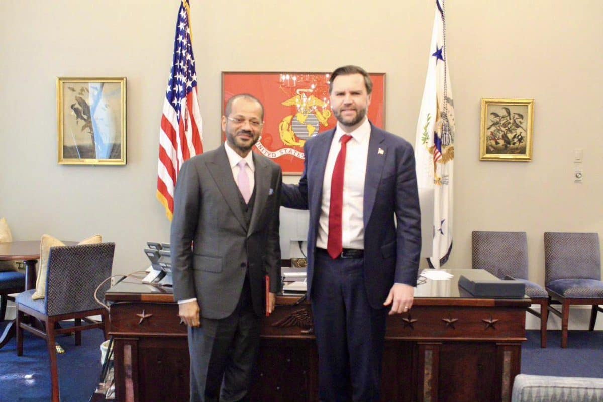 Minister meets with US Vice President