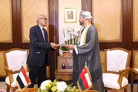 His Majesty the Sultan receives a written message from the President of the Transitional Sovereignty Council of the Republic of Sudan