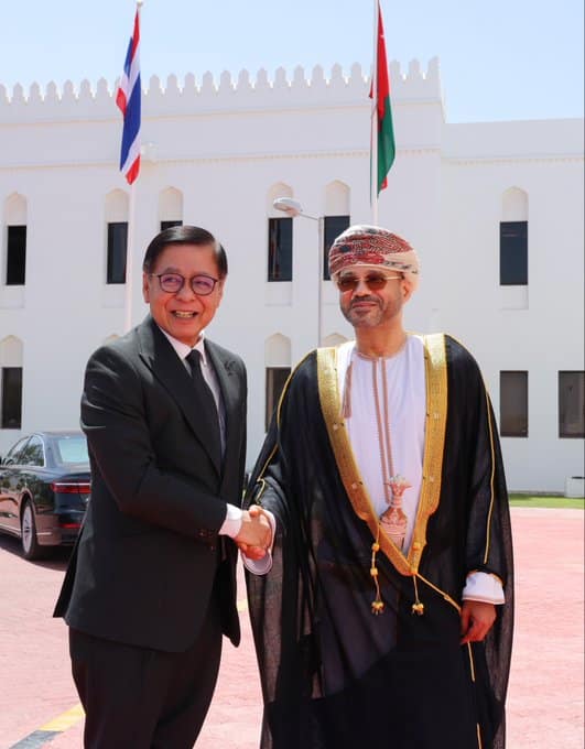 معالي السيد وزير الخارجية يستقبل نائب رئيس الوزراء ووزير الخارجية بمملكة تايلاند