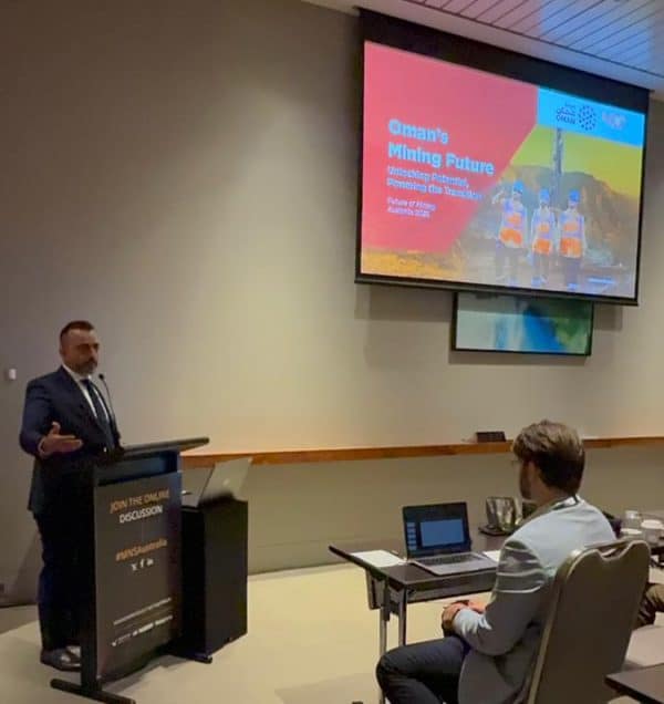 Australia: Head of Mission presents Oman Vision 2040 for the mining sector