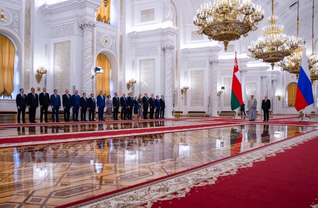 Official reception ceremony for His Majesty at Kremlin Palace