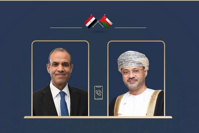 Phone call between Foreign Minister and his Egyptian Counterpart