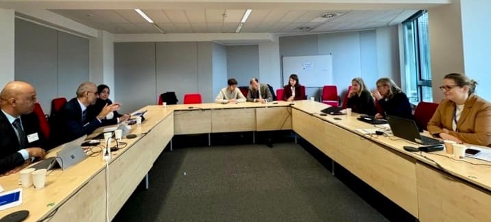 اجتماع وفد وزارة الثروة السمكية مع خبراء قي الاتحاد الأوروبي