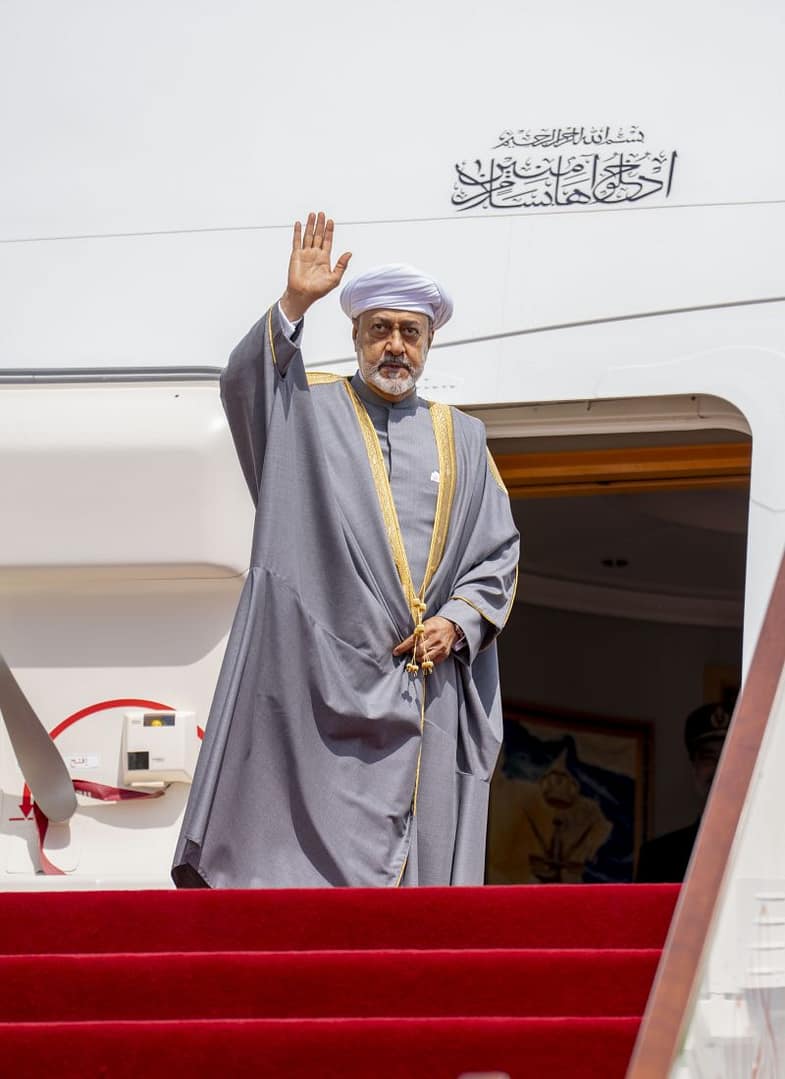 حضرة صاحب الجلالة السلطان المعظم يغادر متوجها إلى جمهورية بيلاروسيا