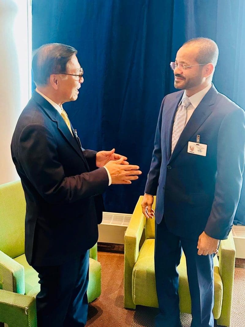 معالي السيد وزير الخارجية يلتقي وزير خارجية تايلاند في نيويورك