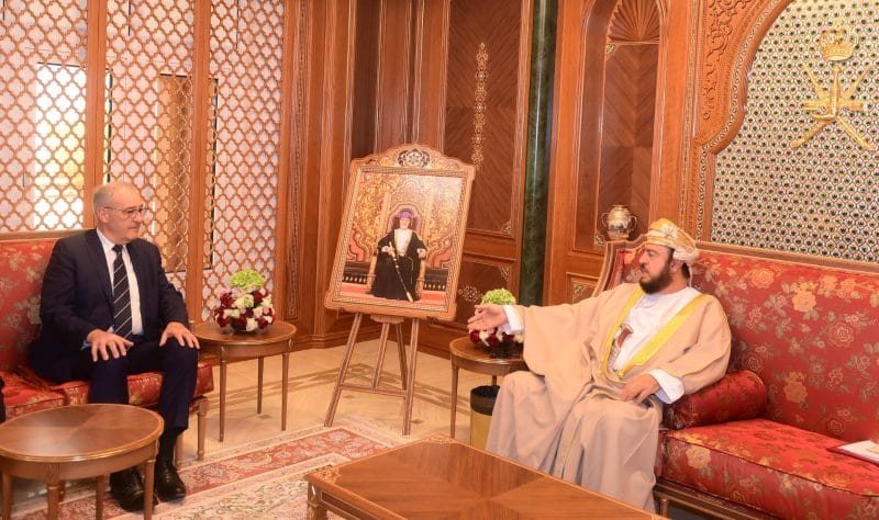 His Majesty receives a verbal message from Swiss President