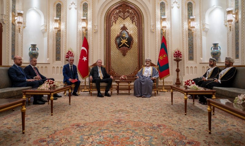 His Majesty and Turkish President hold private meeting