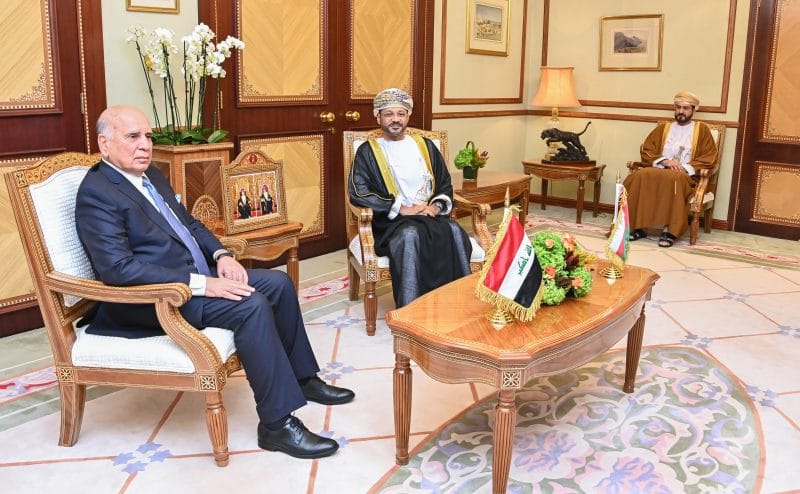 وزير الخارجية يبحث مع نظيره العراقي مجالات التعاون الثنائي