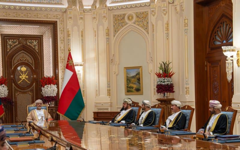 His Majesty presides over meeting of the Council of Ministers