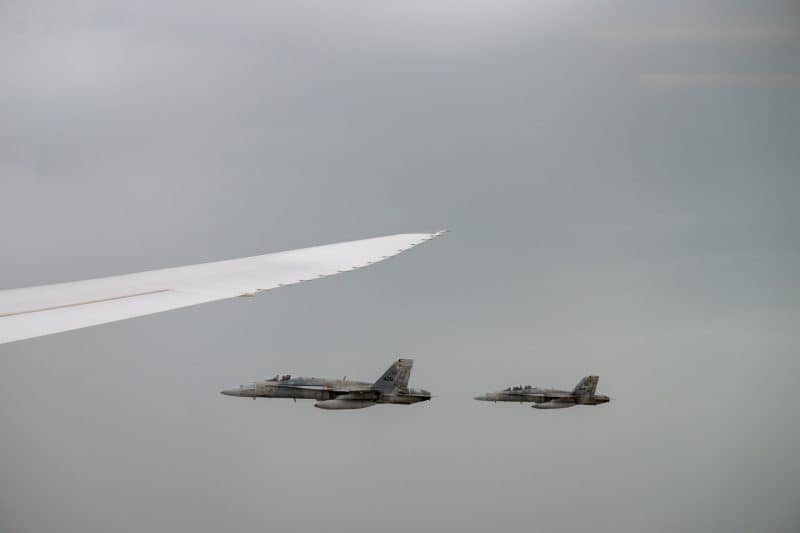 His Majesty the Sultan arrives in the State of Kuwait