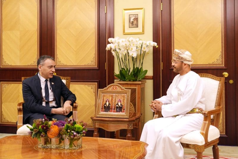Foreign Minister receives copy of credentials of French Ambassador to Oman