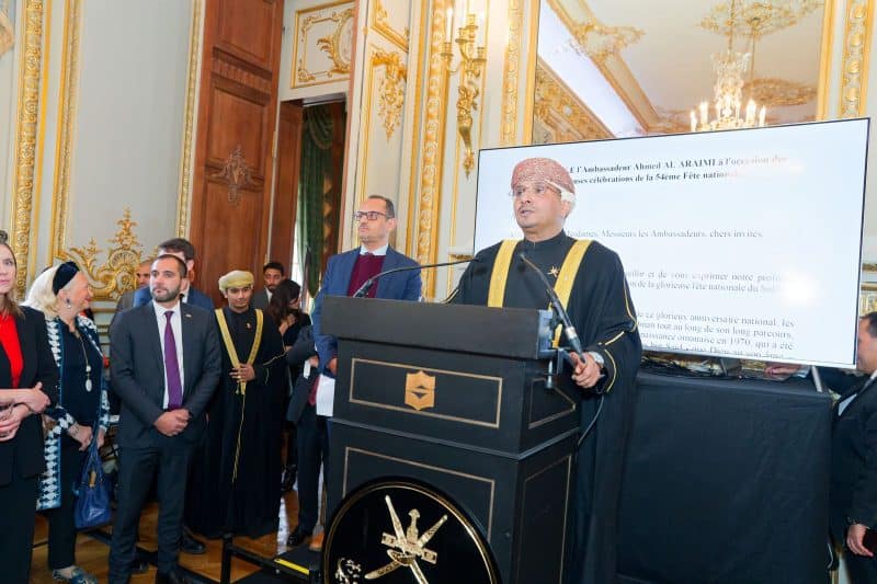 سفارات سلطنة عُمان تحتفل بالعيد الوطني الـ 54 في سوريا والمغرب وكوريا وفرنسا