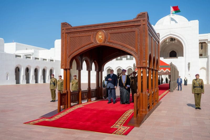 مراسمُ استقبال رسميّة لرئيس جمهورية بيلاروس بقصر العلم